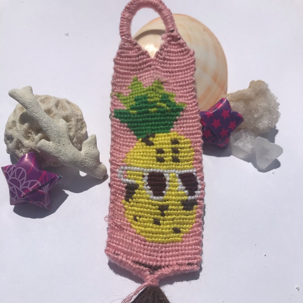 Pineapple Keychain/ Backpack decoration